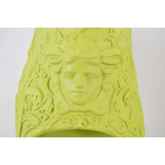 NEW Versace Men\'s BAROQUE MEDUSA Citron Rubber Pool Slides Sandals Size 42 9 main image 6